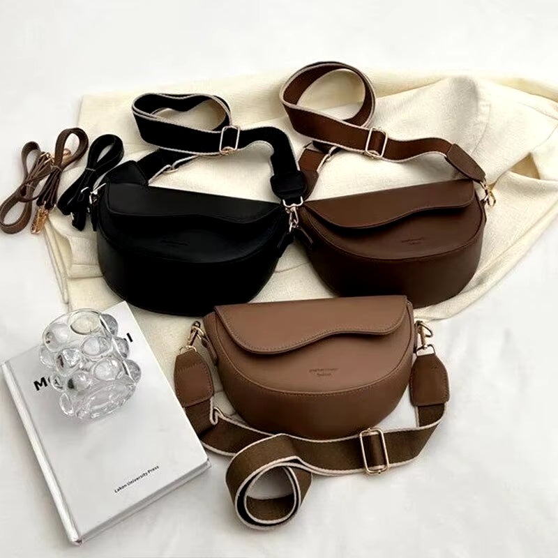 Fashionable and Luxurious PU Leather Shoulder Bag and Crossbody Bag Suitable for WOMEN'S TRAVEL