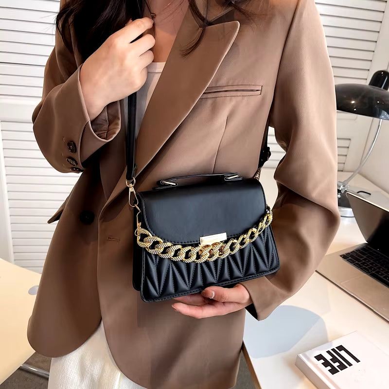 2024 New Designer Shoulder Bag Fashion Chain Crossbody Bags for Women Brand Ladies Handbags and Purses