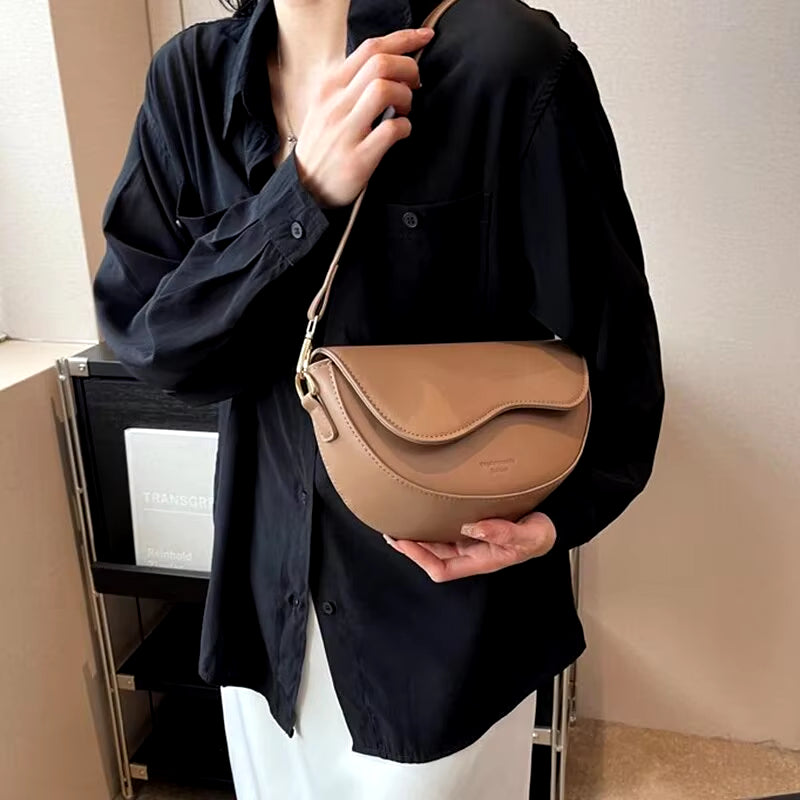 Fashionable and Luxurious PU Leather Shoulder Bag and Crossbody Bag Suitable for WOMEN'S TRAVEL