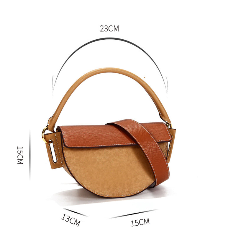 Saddle Bag Handbags European and American New Niche Crescent Bags