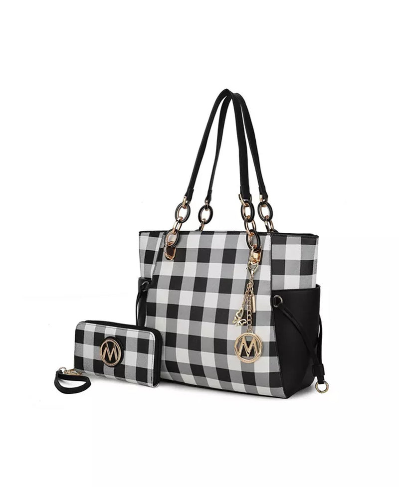 Yale Tote Bag with Wallet by Mia K.