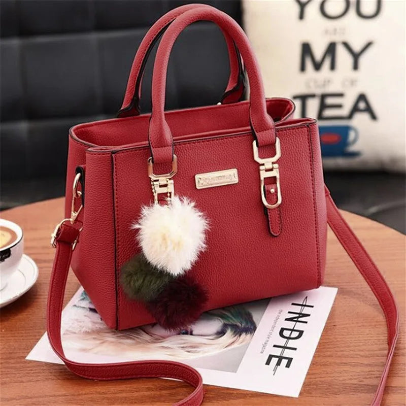 Famous Designer Brand Bags Women Leather Handbags 2024 Luxury Ladies Hand Bags Purse Fashion Shoulder Bags