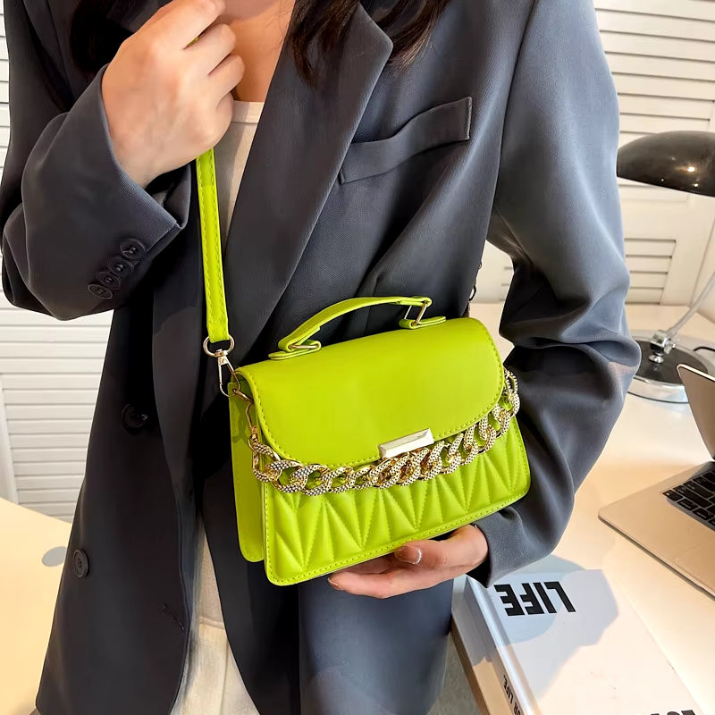 2024 New Designer Shoulder Bag Fashion Chain Crossbody Bags for Women Brand Ladies Handbags and Purses