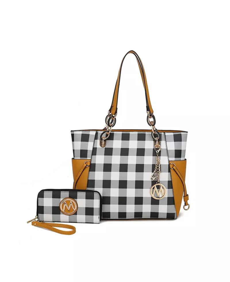 Yale Tote Bag with Wallet by Mia K.