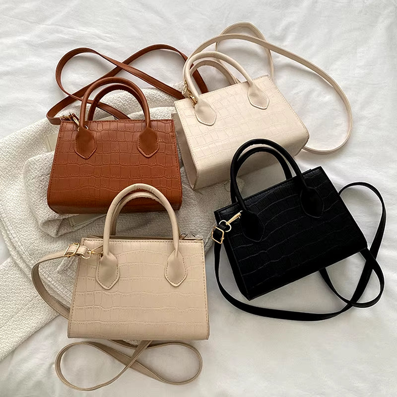 New Square Crossbody Bags for Women Fashion Handbags and Purses Ladies Shoulder Bag Small Top Handle Bags