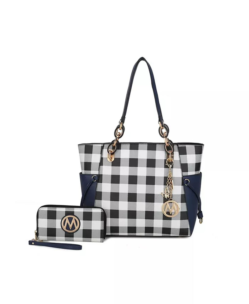 Yale Tote Bag with Wallet by Mia K.