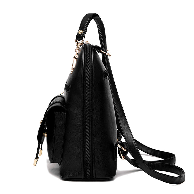 Female Bag Fashion PU Leather Dual-Use Backpack