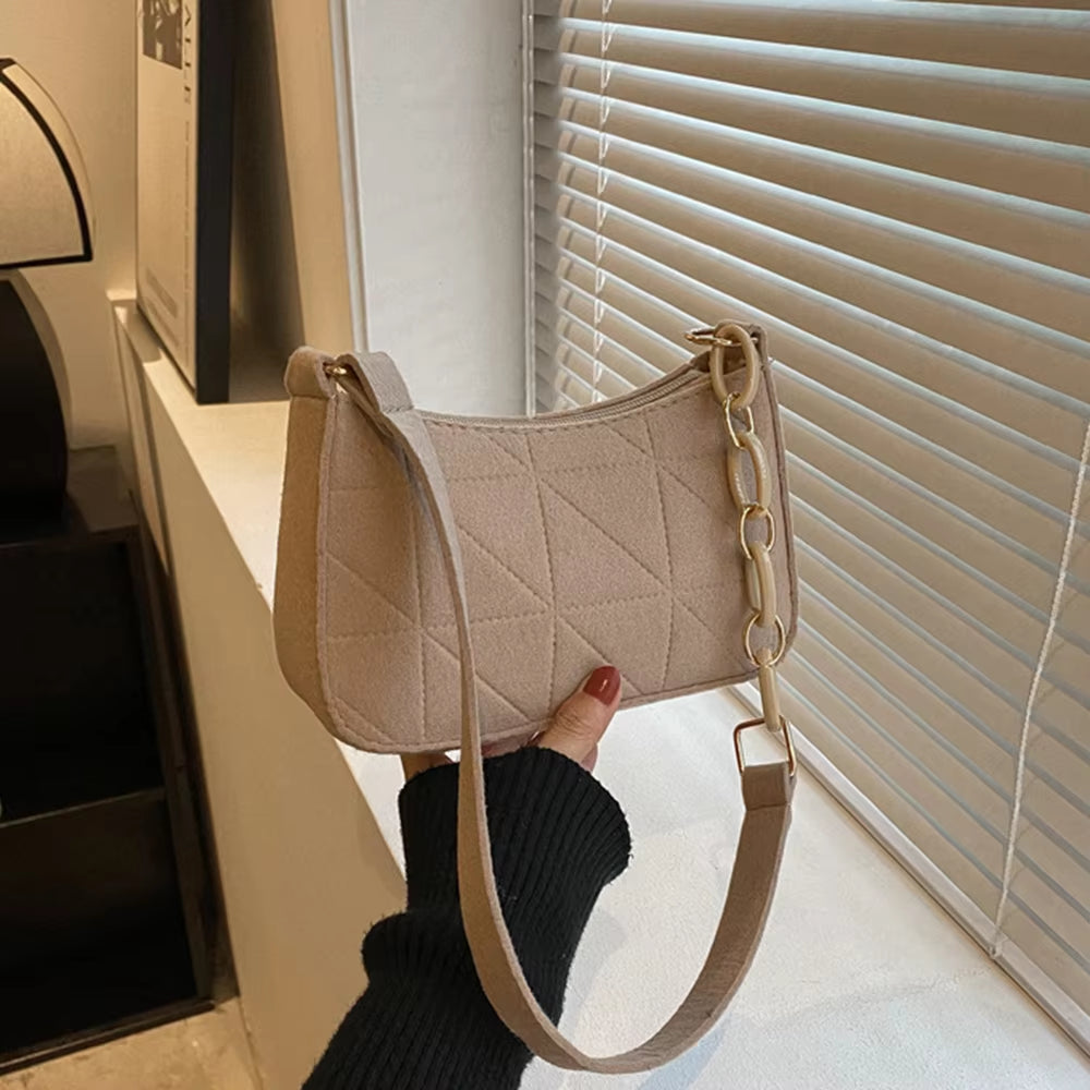 Women’S Shoulder Bag 2024 Trend Brand Small Square Bags Luxury Designer Handbags Fashion Messenger Bagstofu Bags Flip Tote Bag