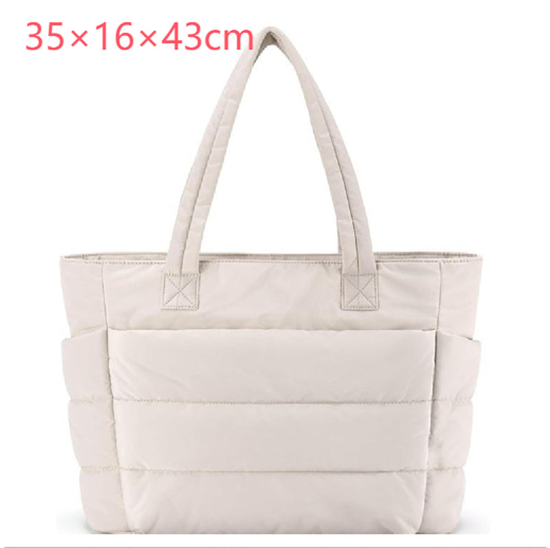 Women'S Cotton Handbag Large Zipper Travel Essential