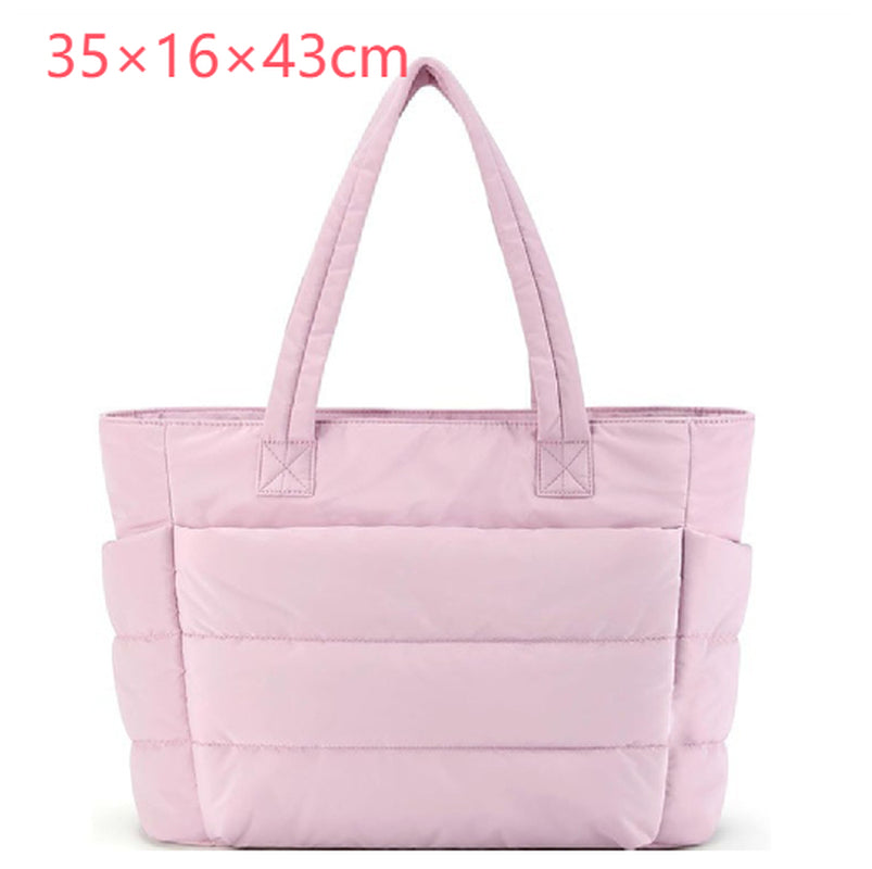 Women'S Cotton Handbag Large Zipper Travel Essential