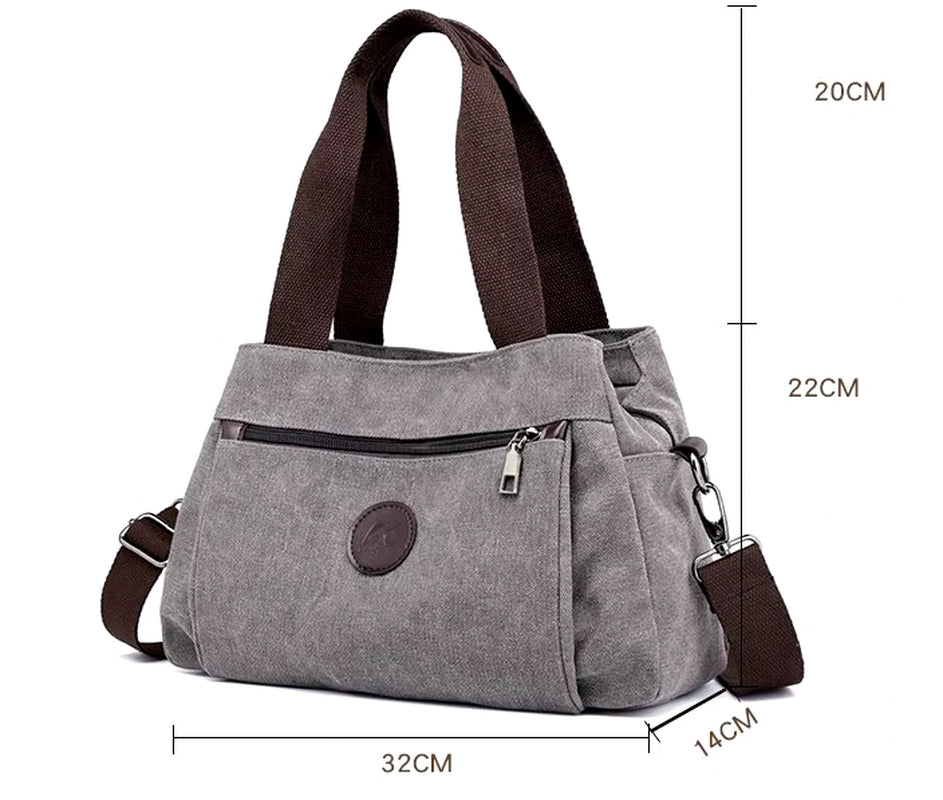 Women'S Canvas Bag Handbags Shoulder Bags Messenger Bags Crossbody Bags Tote Large Capacity Work Bags Bags for Women