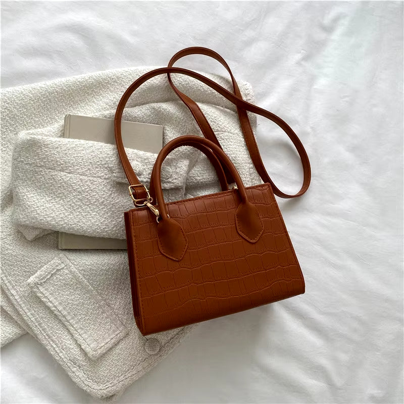 New Square Crossbody Bags for Women Fashion Handbags and Purses Ladies Shoulder Bag Small Top Handle Bags