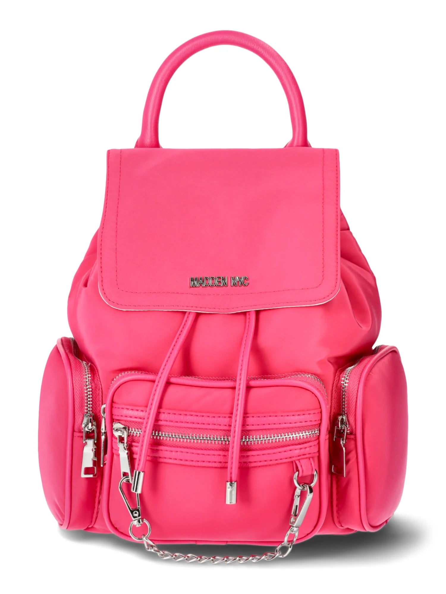 Women'S Flap Backpack, Fuschia