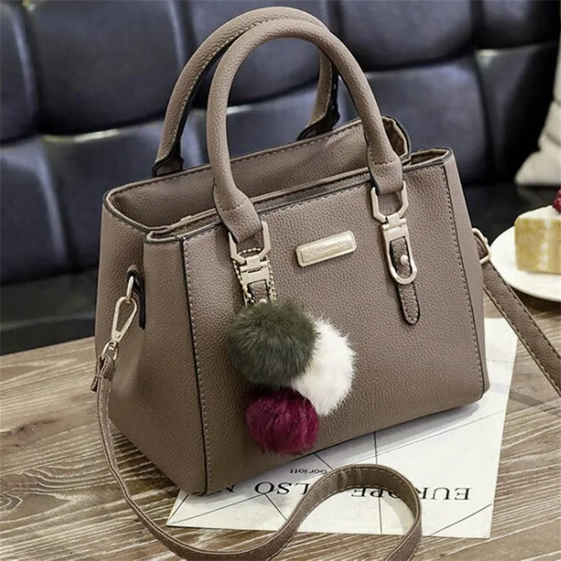 Famous Designer Brand Bags Women Leather Handbags 2024 Luxury Ladies Hand Bags Purse Fashion Shoulder Bags