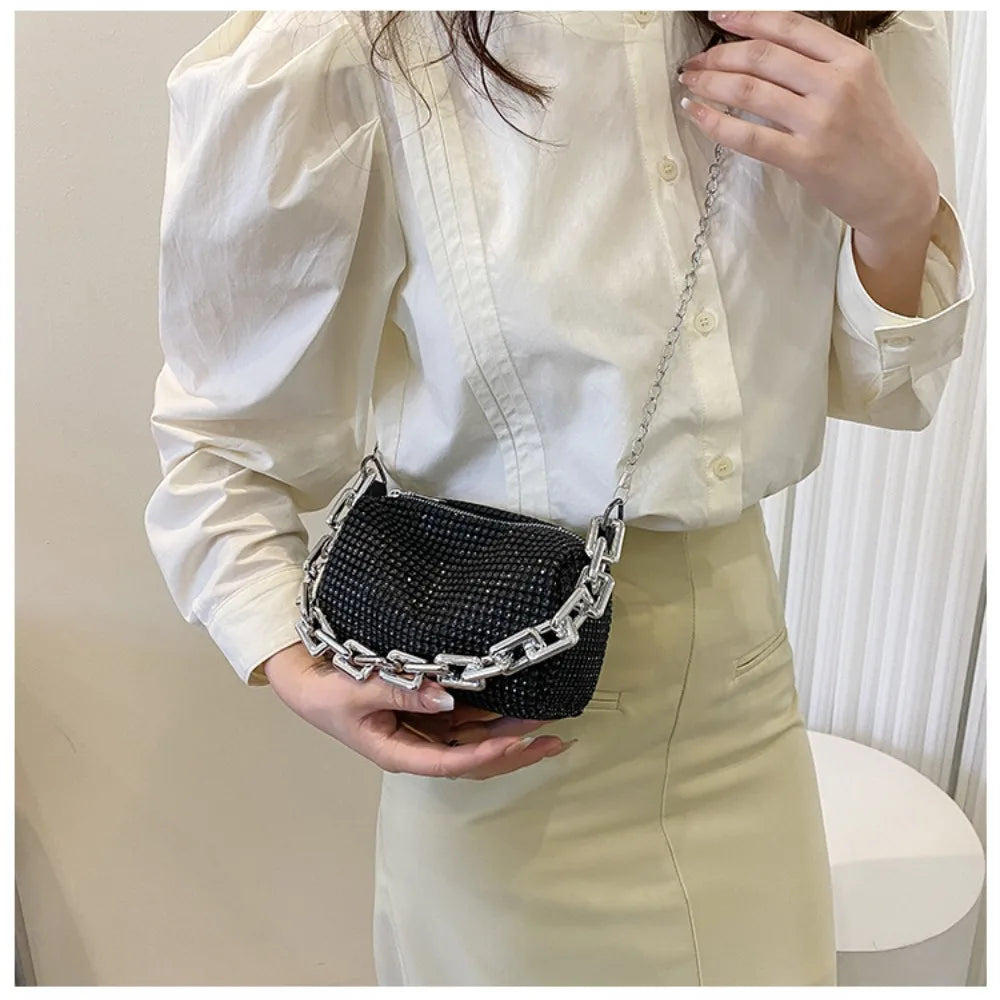 Women Bag Shoulder Bags Crossbody Bag for Women 2024 Handbag Color Diamond Pillow Bag Single Shoulder Bag