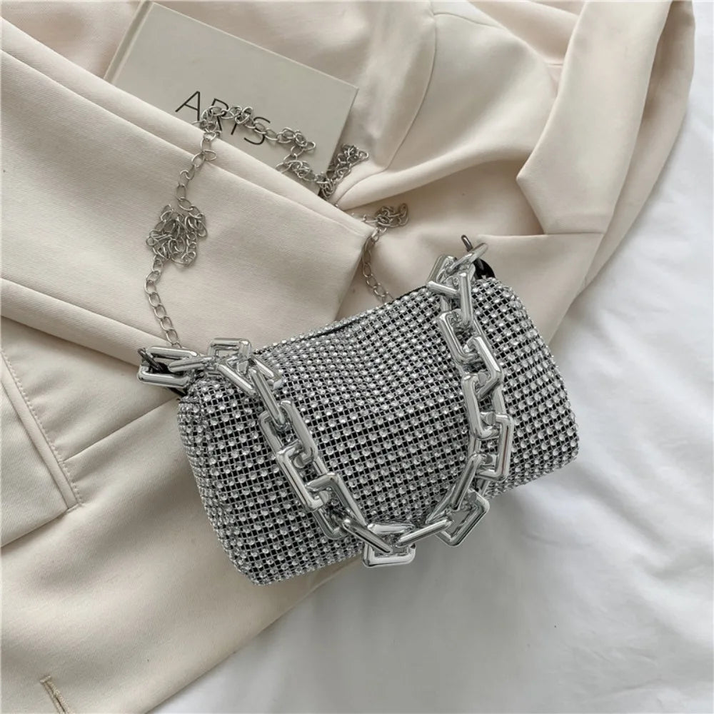 Women Bag Shoulder Bags Crossbody Bag for Women 2024 Handbag Color Diamond Pillow Bag Single Shoulder Bag