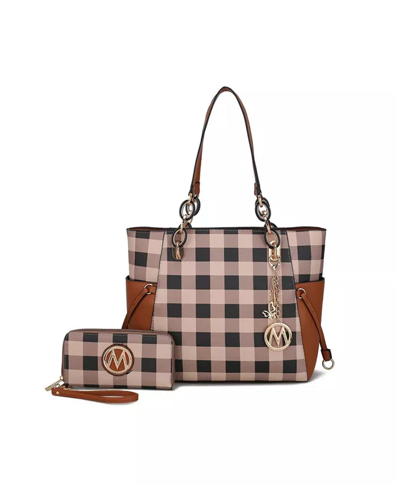 Yale Tote Bag with Wallet by Mia K.