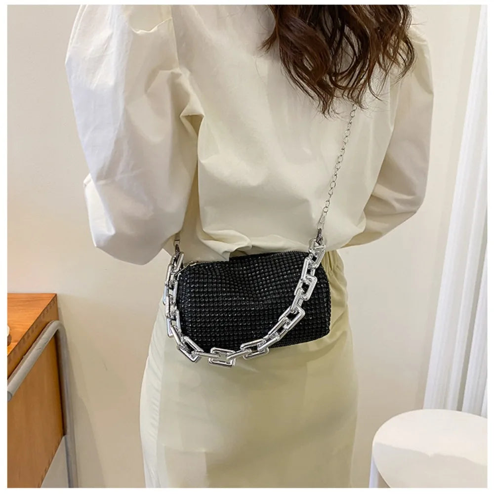 Women Bag Shoulder Bags Crossbody Bag for Women 2024 Handbag Color Diamond Pillow Bag Single Shoulder Bag